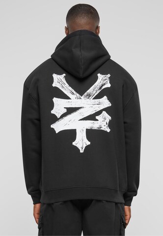 ZOO YORK Zip-Up Hoodie in Black