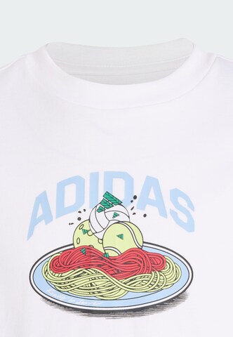 Maglia funzionale 'Pasta' di ADIDAS SPORTSWEAR in bianco