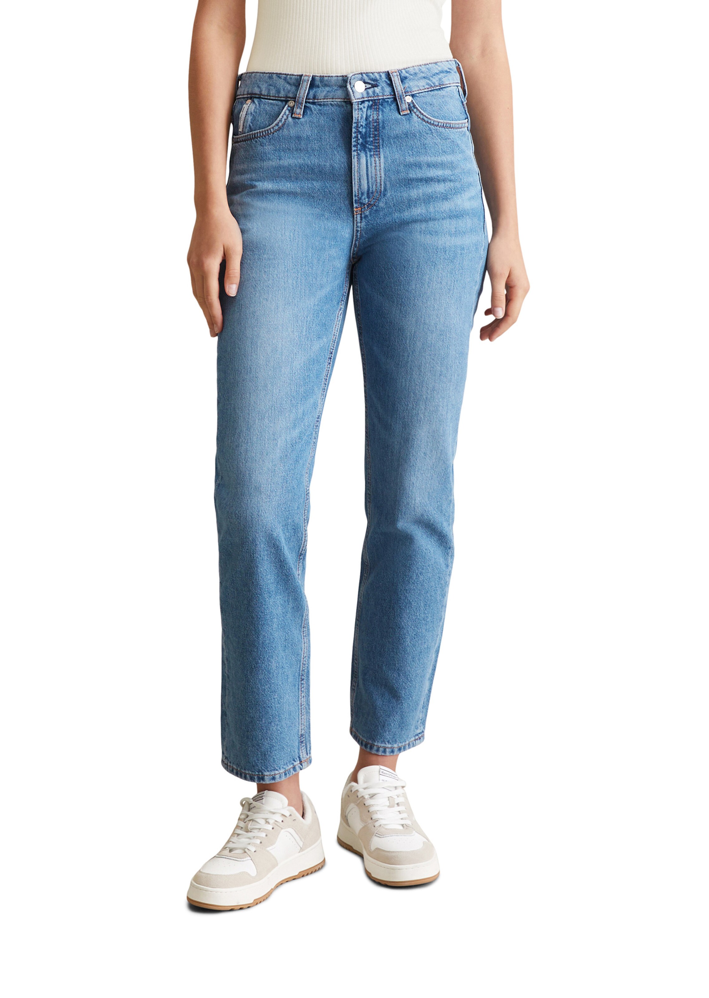 Marc O'Polo DENIM Regular Jeans 'Model Onna' in Blauw: voorkant