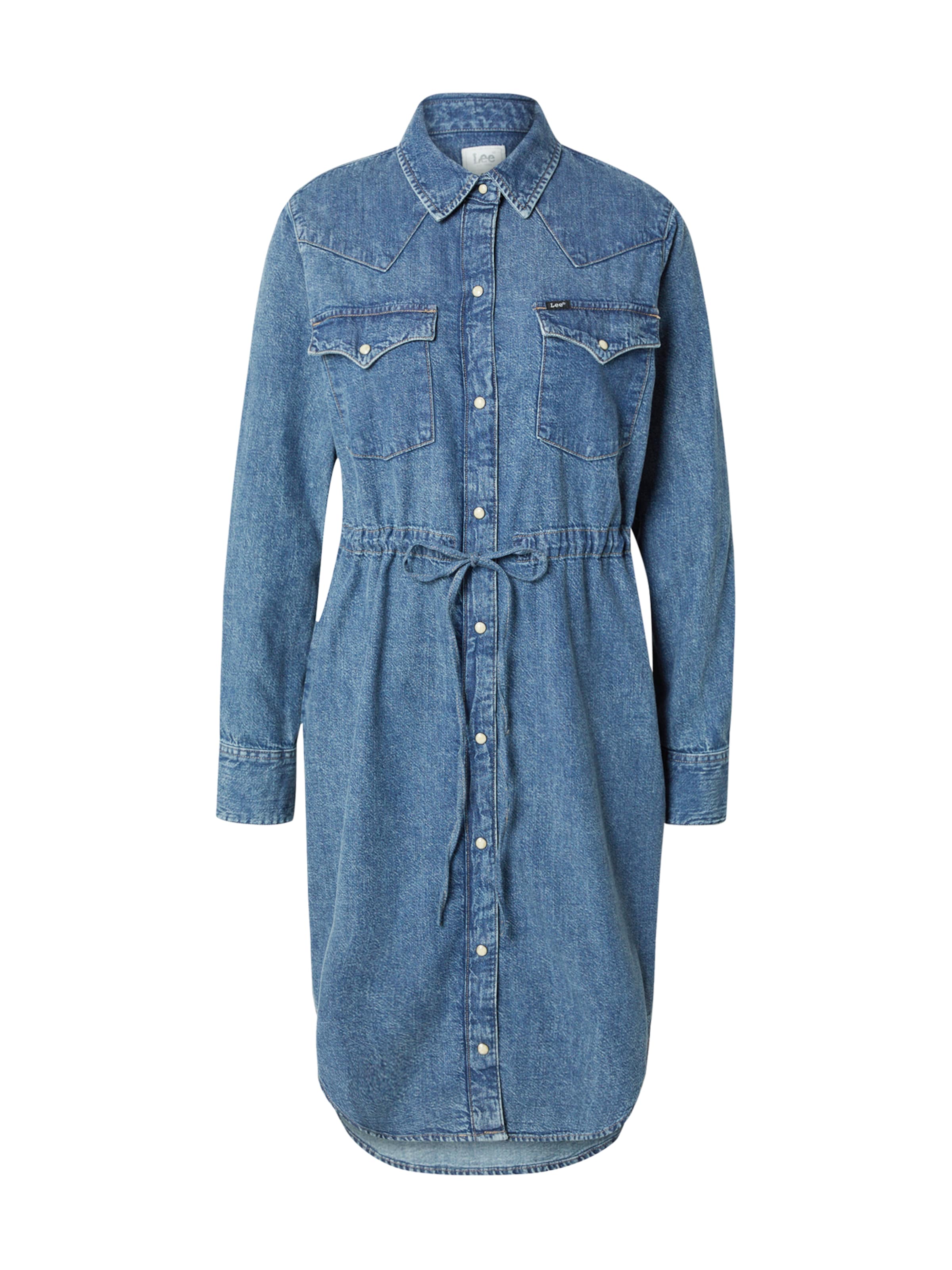 Lee Shirt dress in Blue: front