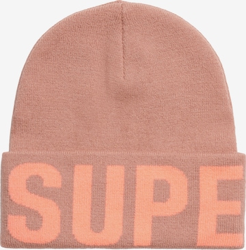 Berretto di Superdry & Co in rosa: frontale