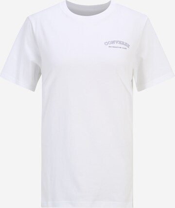 CONVERSE - Camiseta en blanco: frente