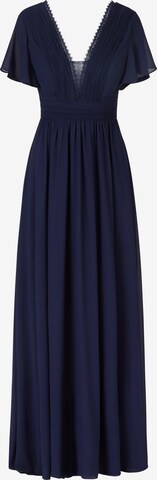 Robe de soirée Kraimod en bleu : devant