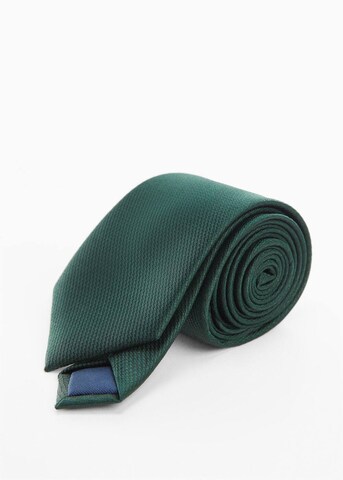 MANGO MAN Krawatte 'Basic' in Grün