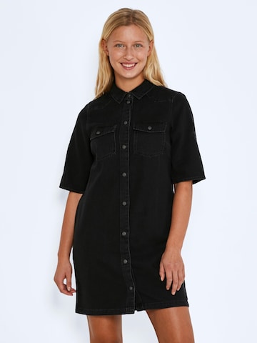 Noisy may Shirt Dress 'Signe' in Black: front