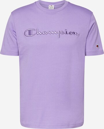 T-Shirt Champion Authentic Athletic Apparel en violet : devant