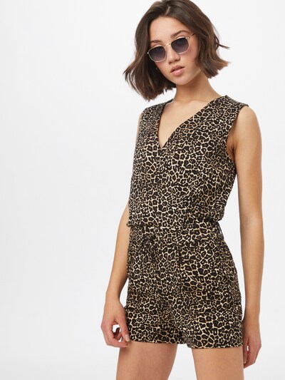 ONLY Jumpsuit 'POPTRASH' in de kleur Lichtblauw / Bruin / Zwart, Modelweergave