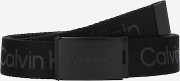 juoda Calvin Klein Jeans Diržas: priekis