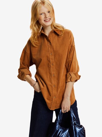 ESPRIT Blouse in Bruin: voorkant