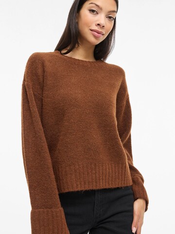 VILA Sweater 'VILuna' in Brown