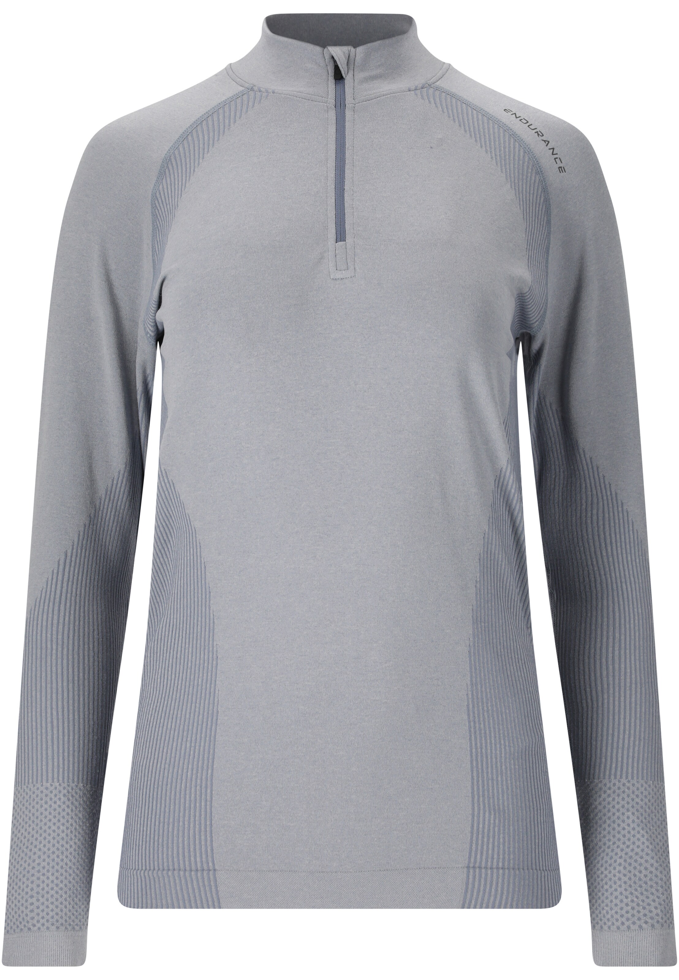 ENDURANCE Funktionsshirt 'HALEN' in Grau: Vorderseite