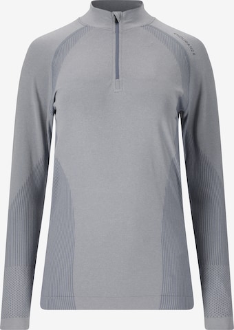 ENDURANCE Funktionsshirt 'HALEN' in Grau: Vorderseite