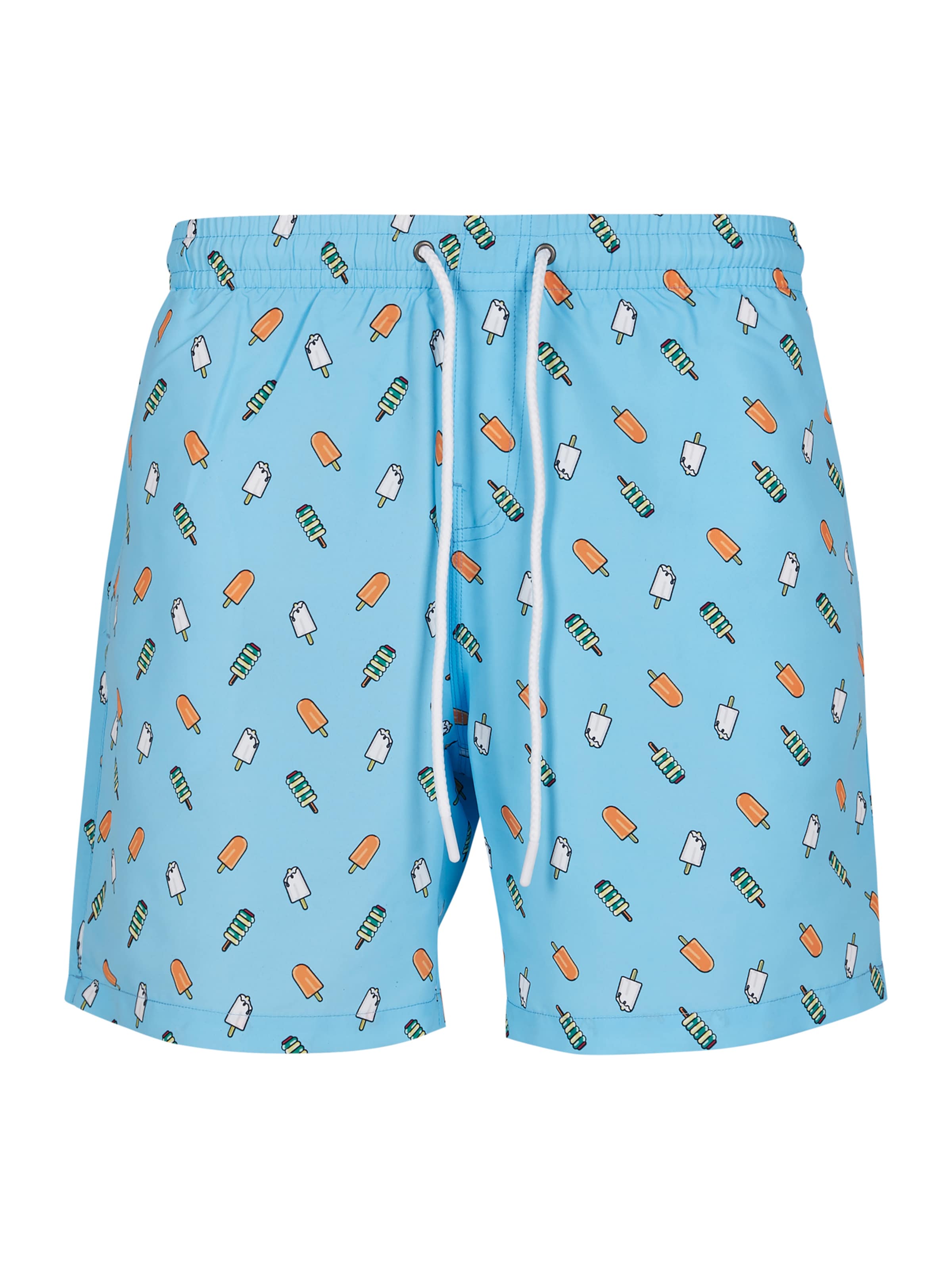 Urban Classics - Bermudas en azul: frente