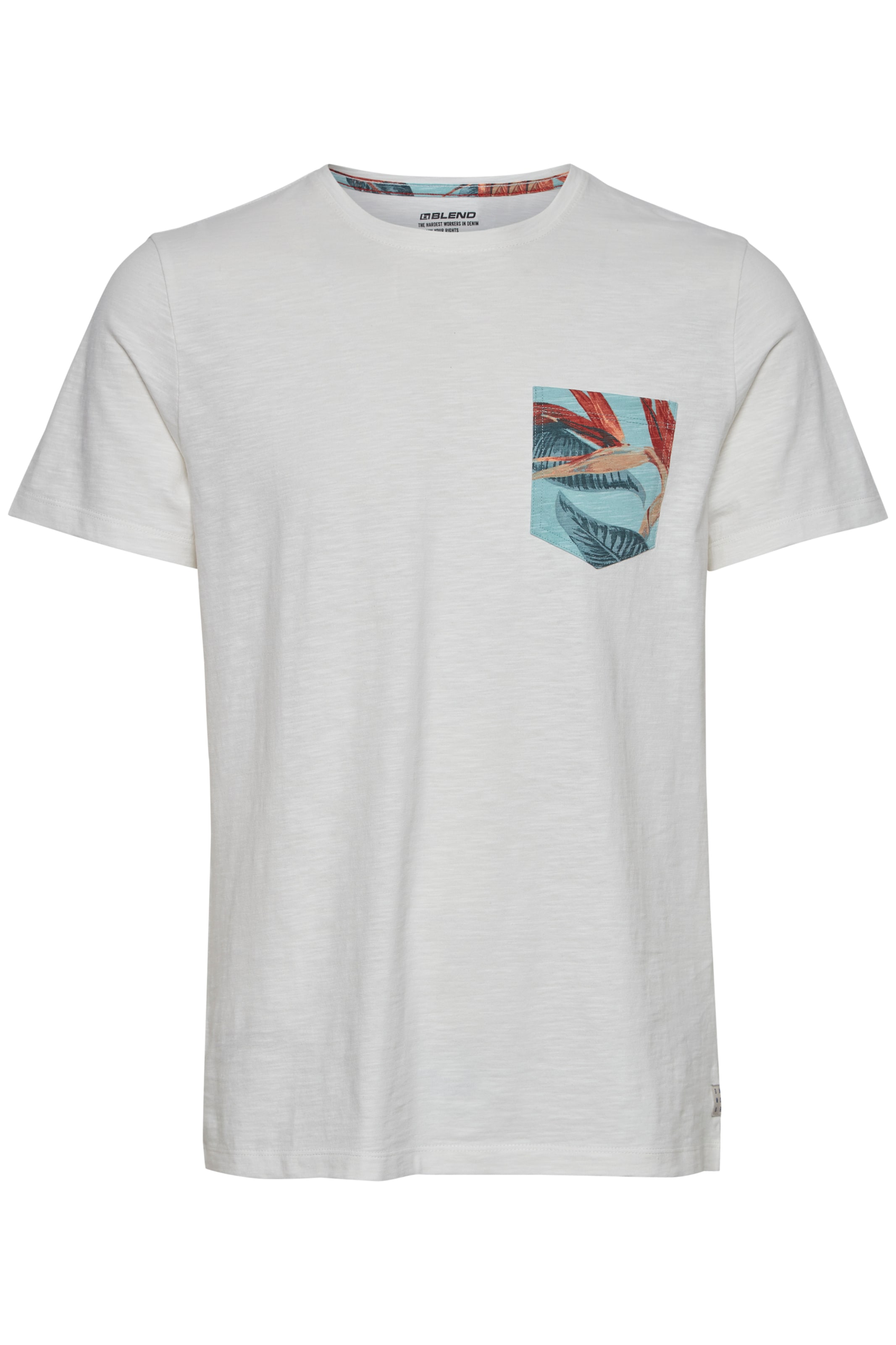 BLEND T-Shirt 'TROP' in Grau: Vorderseite