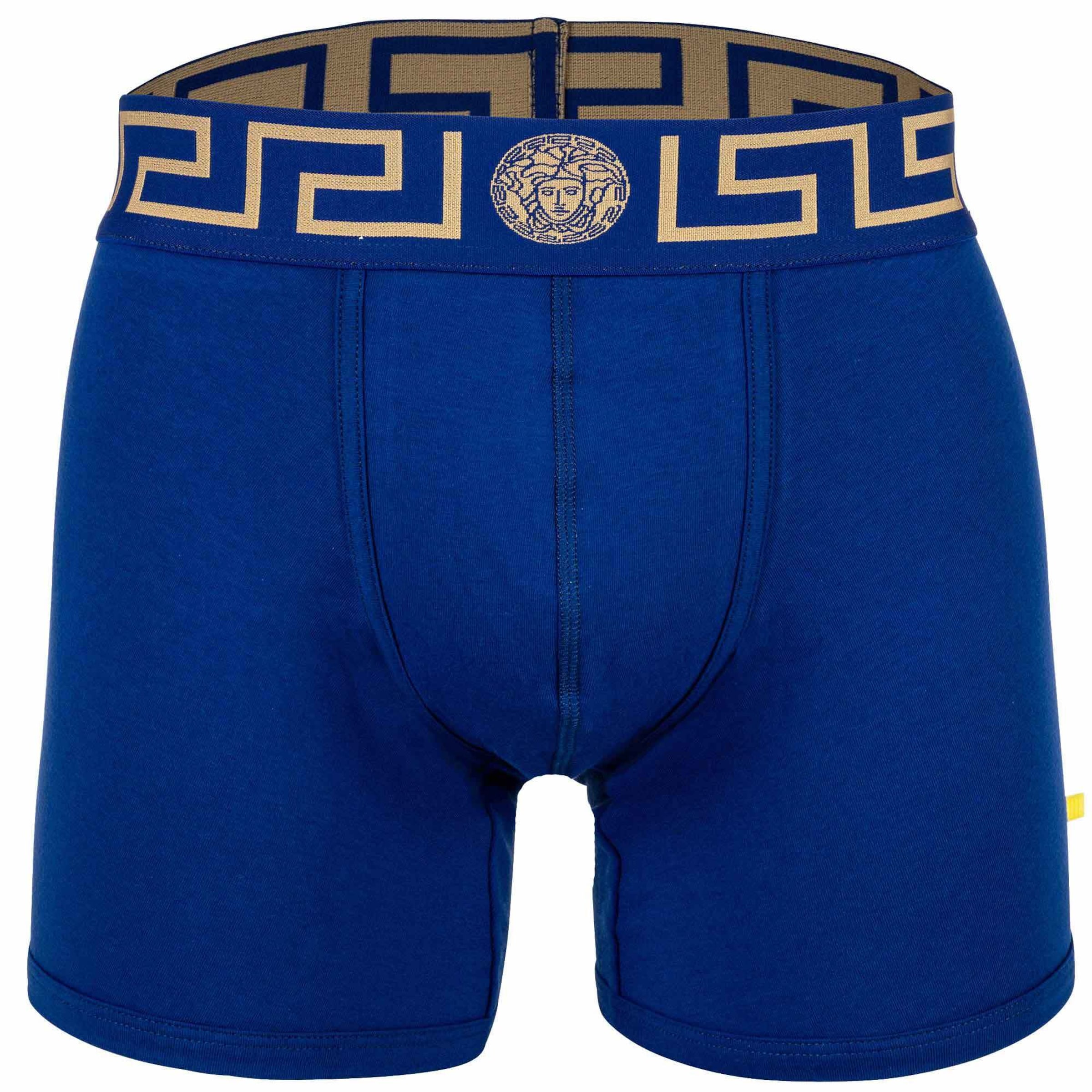 Boxer di VERSACE in blu: frontale