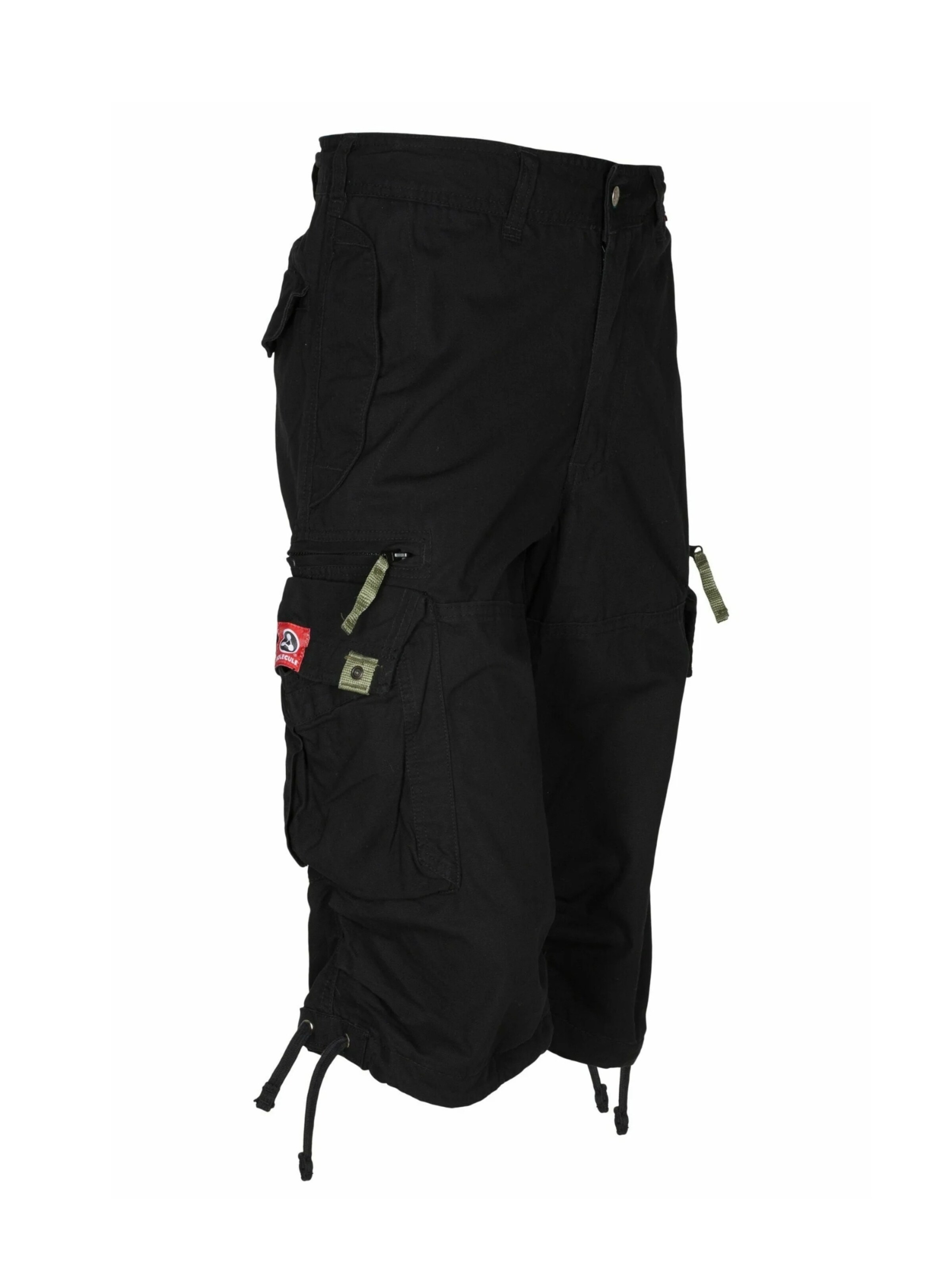 Molecule Loosefit Cargobroek 'BAGGY' in Zwart