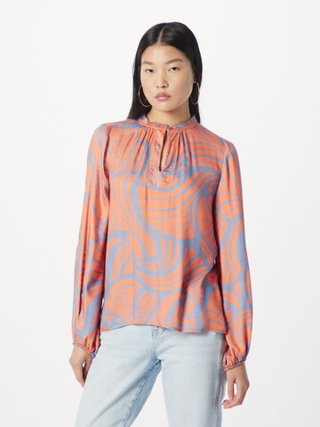 Emily Van Den Bergh Blouse in Oranje: voorkant