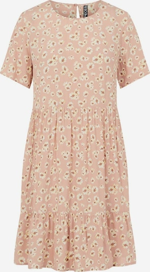 PIECES Summer Dress in Auburn / Light yellow / Dusky pink / White, Item view