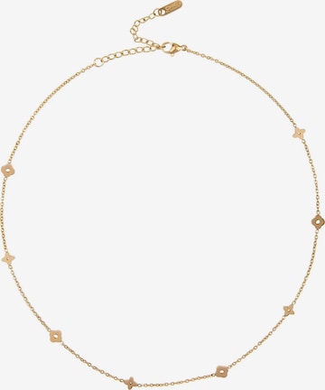 Chic by Lirette - Colar 'Necklace Rome Clover' em ouro: frente