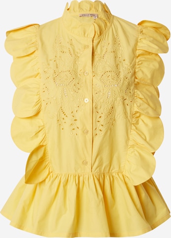 Camicia da donna 'Hendel My' di Stella Nova in giallo: frontale