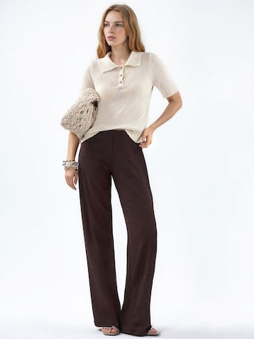 Loosefit Pantaloni di Busem in marrone