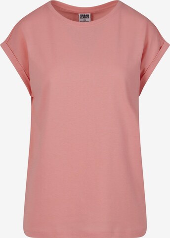 T-shirt Urban Classics en rose : devant