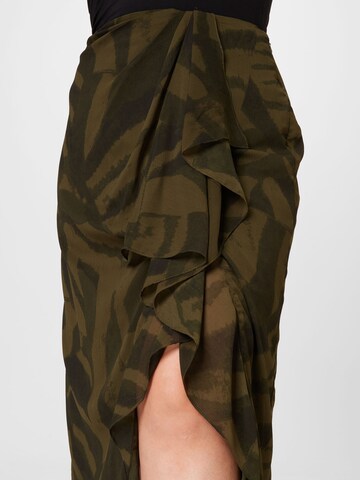 Lauren Ralph Lauren Plus Skirt 'KUADAMA' in Green