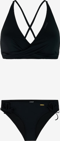 PROTEST Bikini 'PRTCelia' in Schwarz: Vorderseite