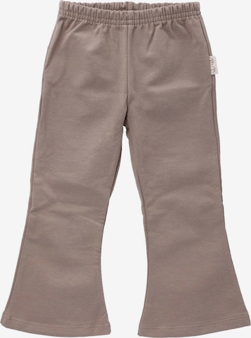 Baby Sweets Flared Pants in Beige: front