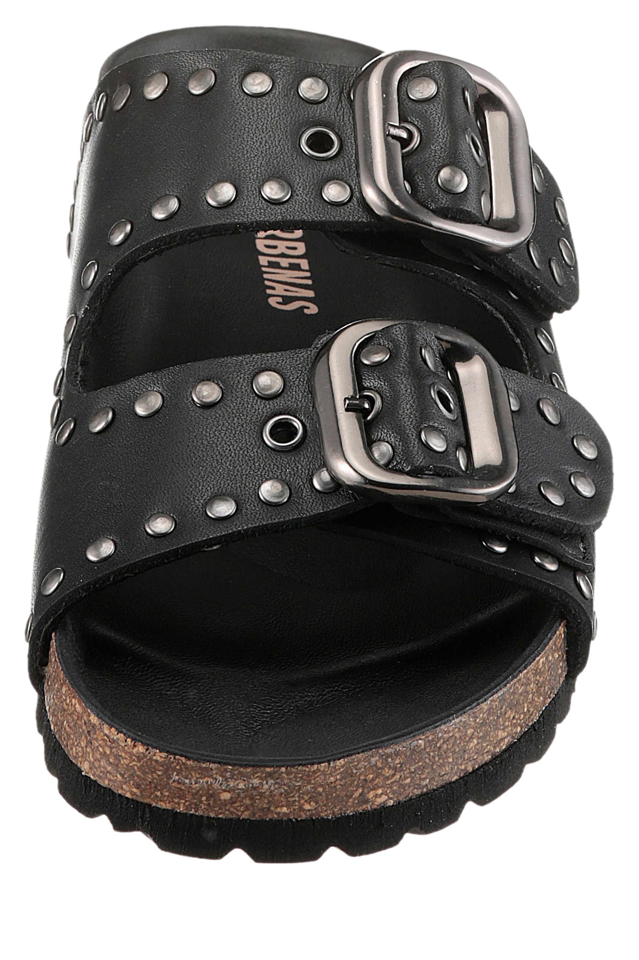 VERBENAS Mules 'RANDEL NAPA TACHAS' in Black