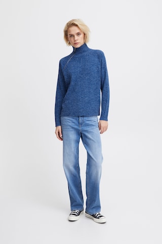 ICHI Sweater 'Novo' in Blue