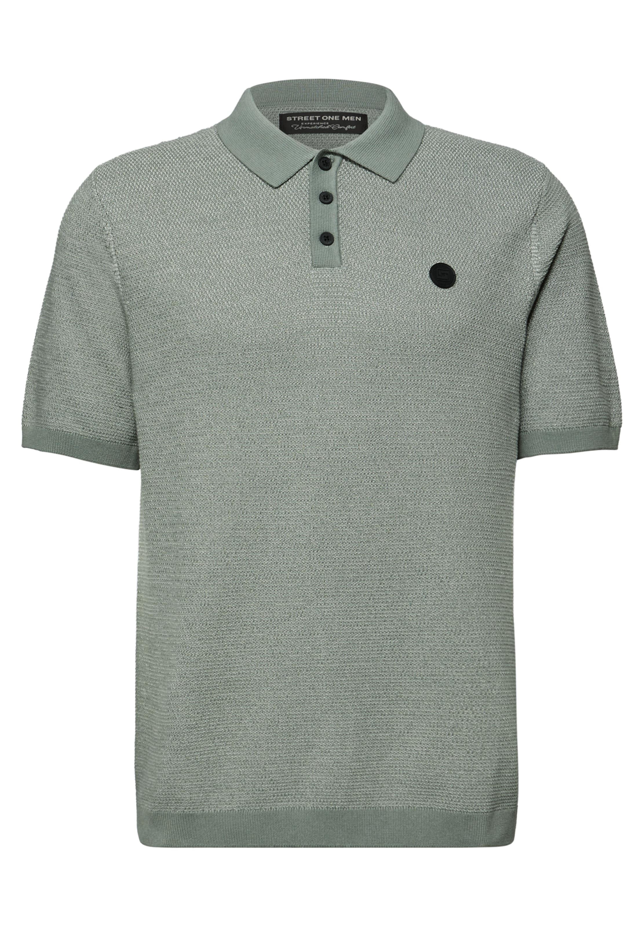 Street One MEN Sweater in Green: front