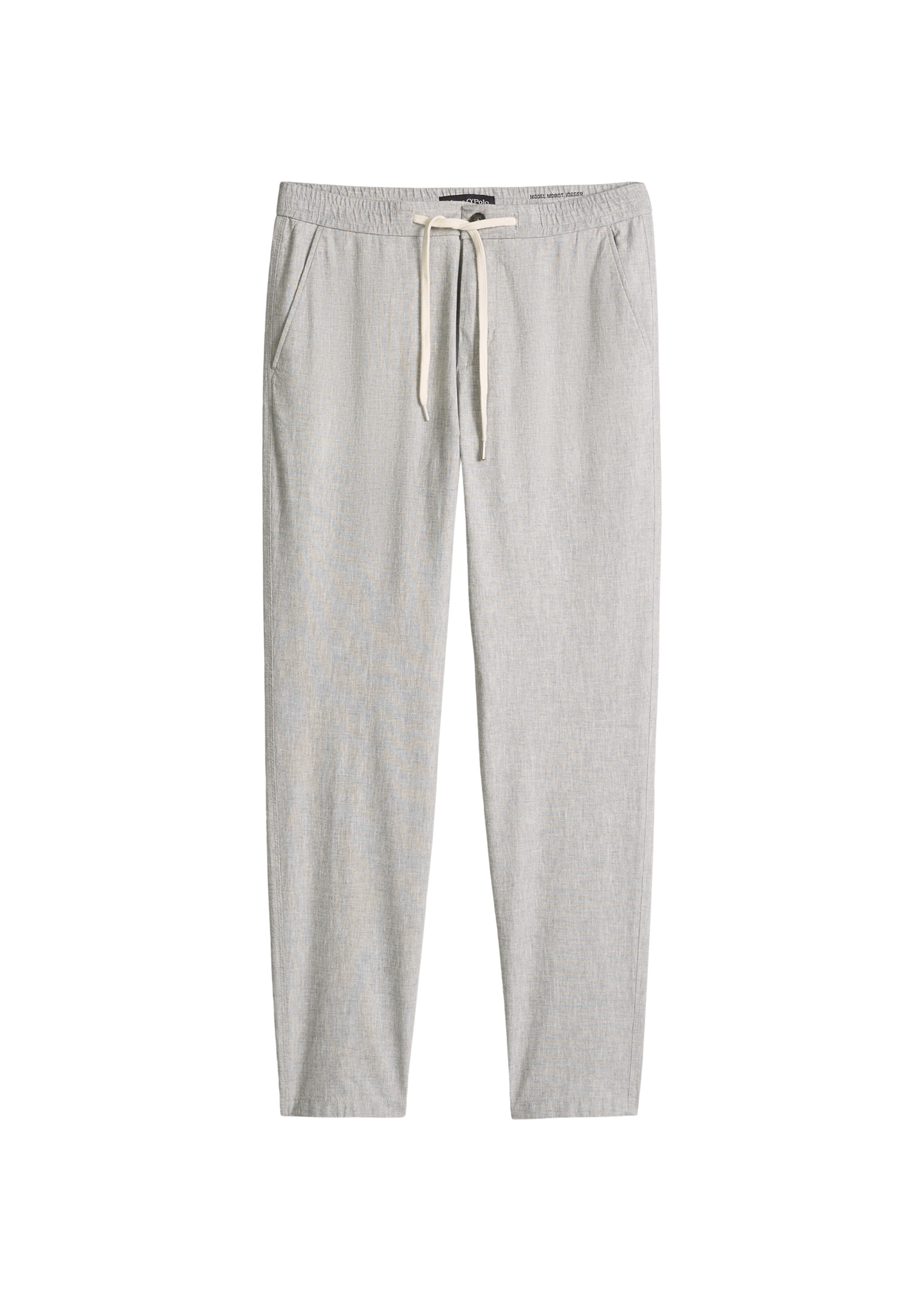 Effilé Pantalon 'Morot' Marc O'Polo en gris : devant
