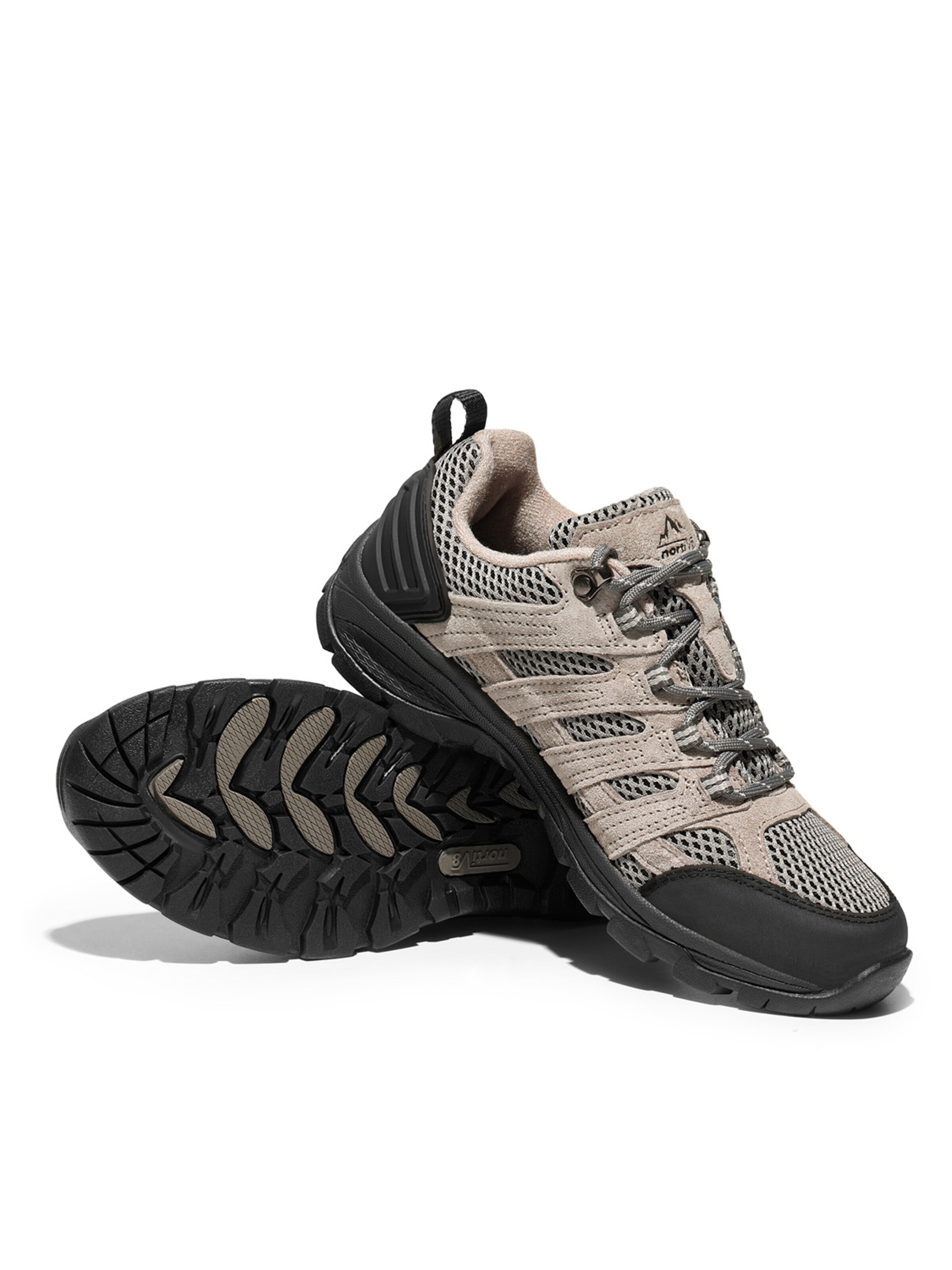 Scarpa bassa 'NORTIV 8 Damen Wanderschuhe Outdoorschuhe Trekkingschuhe Atmungsaktiv Hiking Wanderhalbschuhe' di NORTIV 8 in grigio