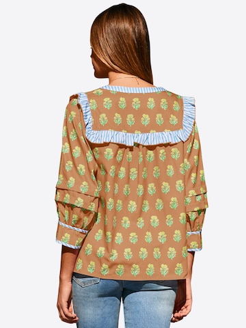 Imily Bela Bluza | rjava barva: zadnja stran