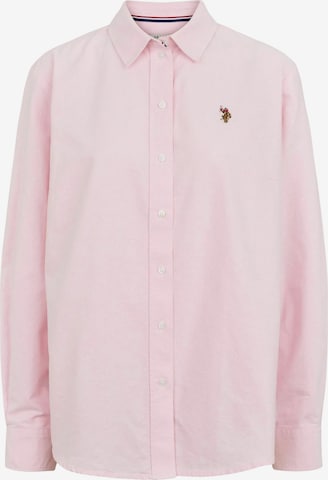 U.S. POLO ASSN. Paita 'UWGina' värissä vaaleanpunainen: etupuoli
