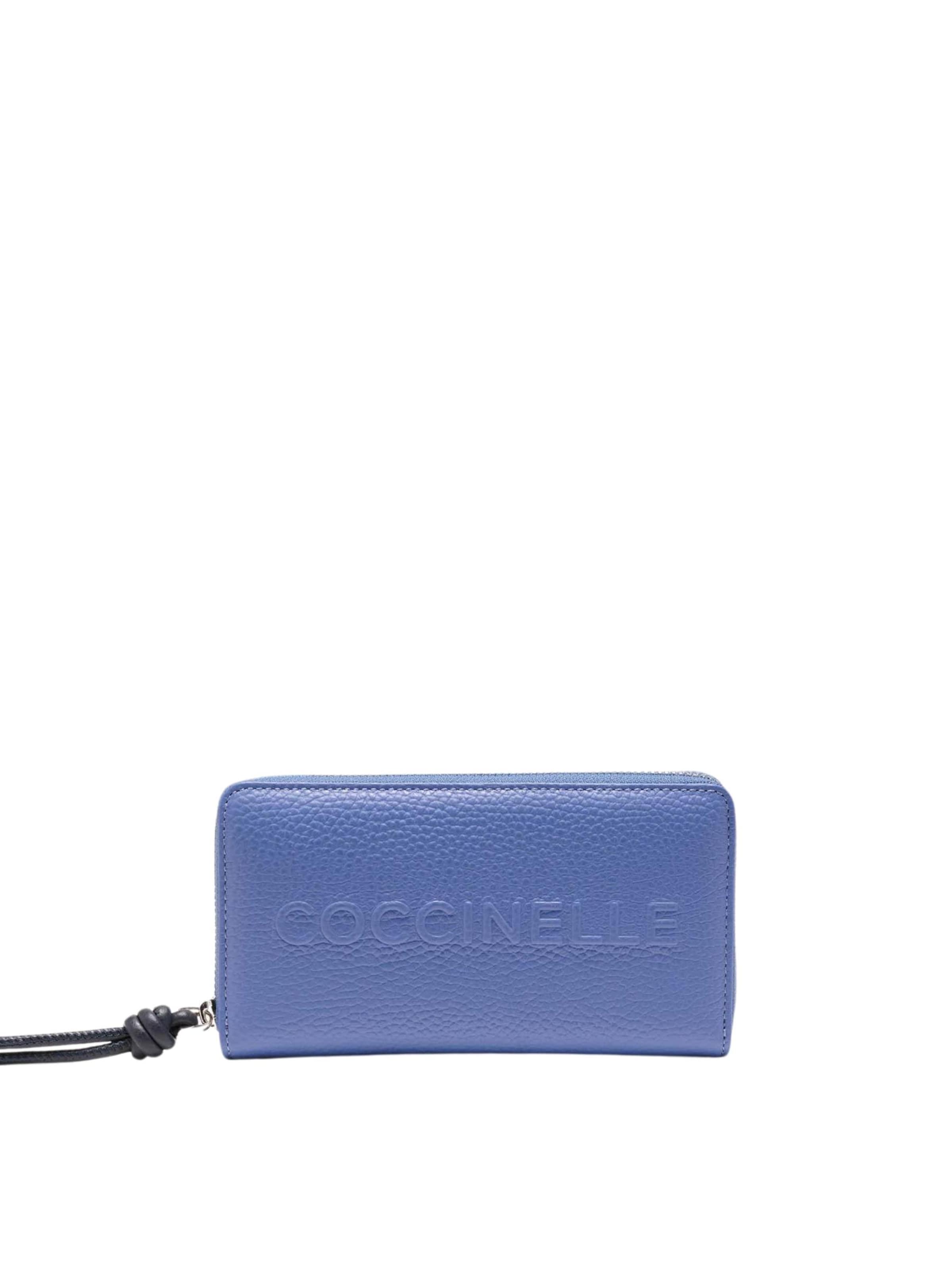 Coccinelle Wallet 'COCCINELLE MYRTHA MAXI' in Blue: front