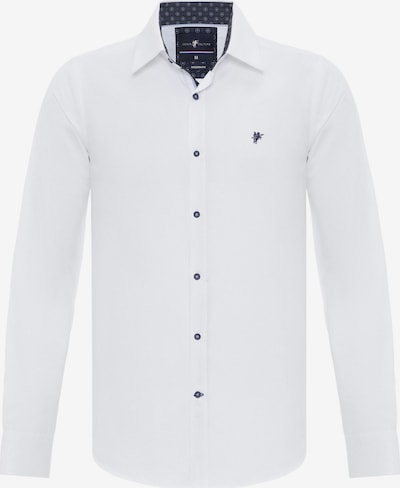DENIM CULTURE Skjorta i marinblå / vit, Produktvy