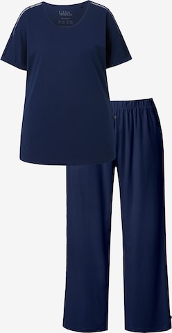 Ulla Popken Pyjama in Blau: Vorderseite