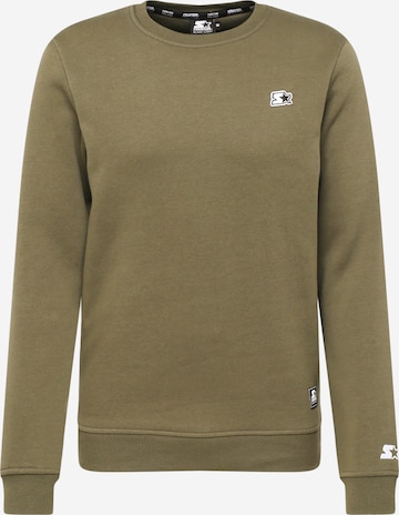 Sweat-shirt 'Essential' Starter Black Label en vert : devant