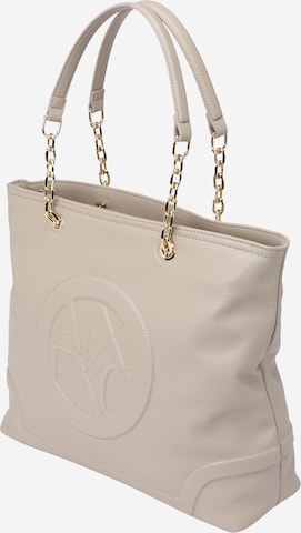 ARMANI EXCHANGE Shopper in Beige: front