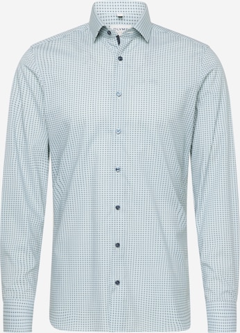 OLYMP - Regular Fit Camisa 'Level 5' em azul: frente