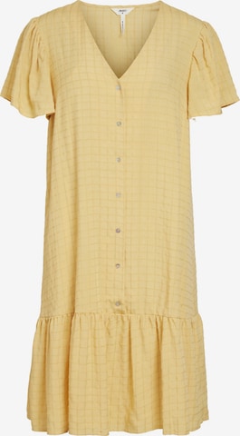 OBJECT Платье-рубашка 'Viva' в Желтый: спереди