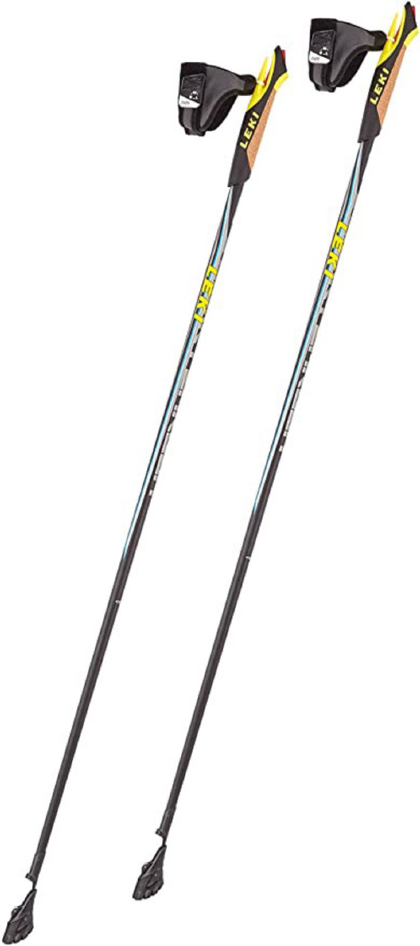 LEKI Walkingstock 'Smart' in Schwarz: Vorderseite