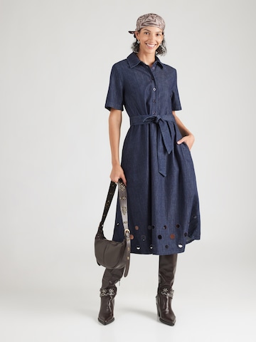MORE & MORE Blousejurk in Blauw: voorkant