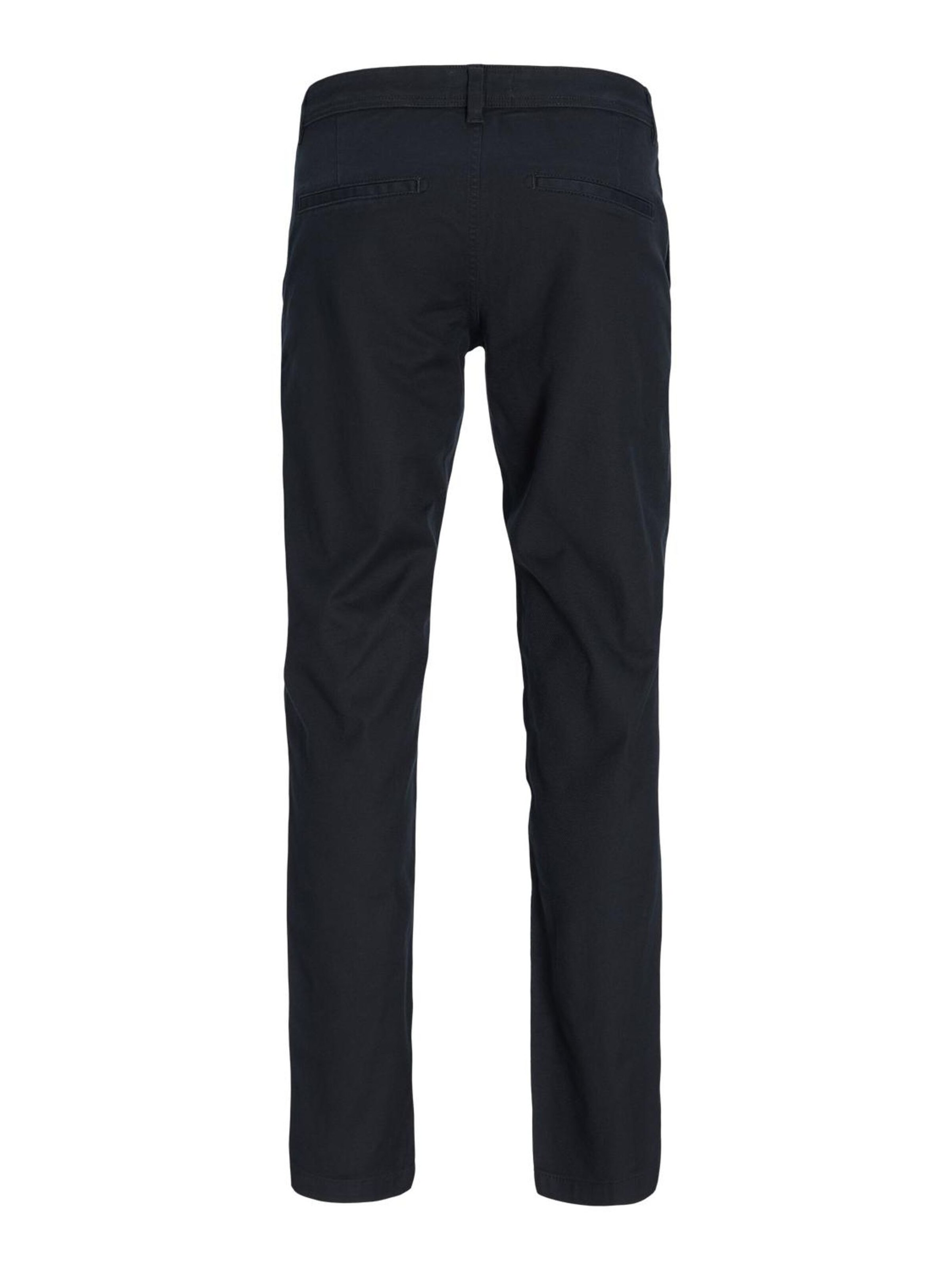 JACK & JONES regular Lærredsbukser i sort