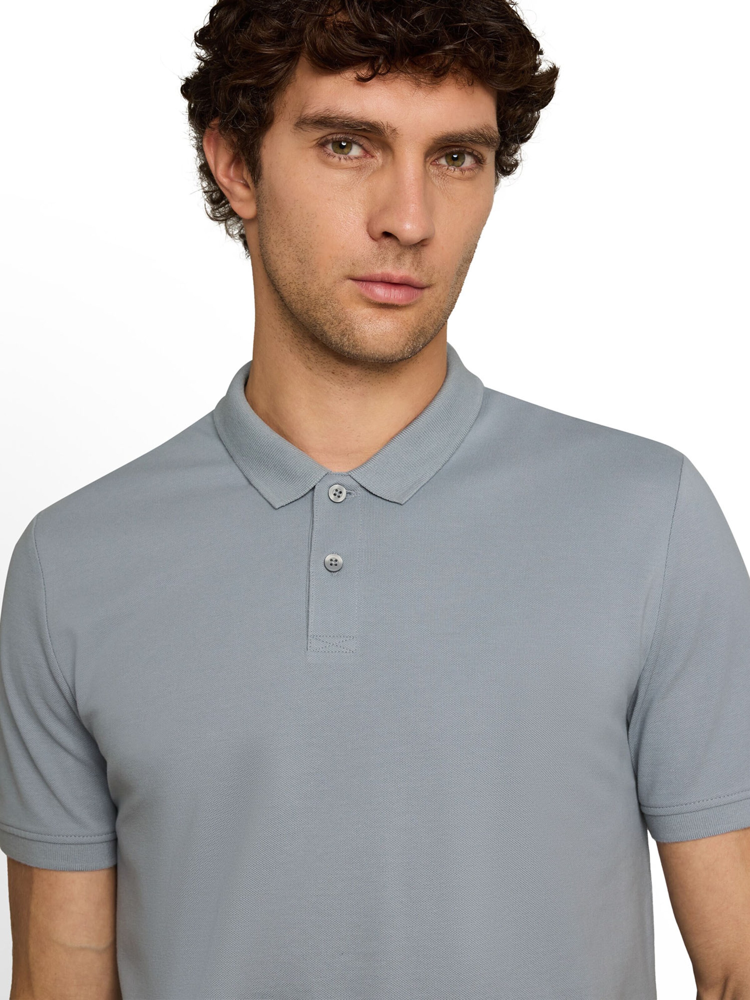 TOM TAILOR DENIM Тениска в сиво