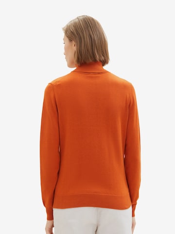 TOM TAILOR Sweater in Orange