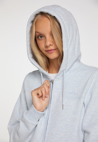 MYMO Zip-Up Hoodie in Blue