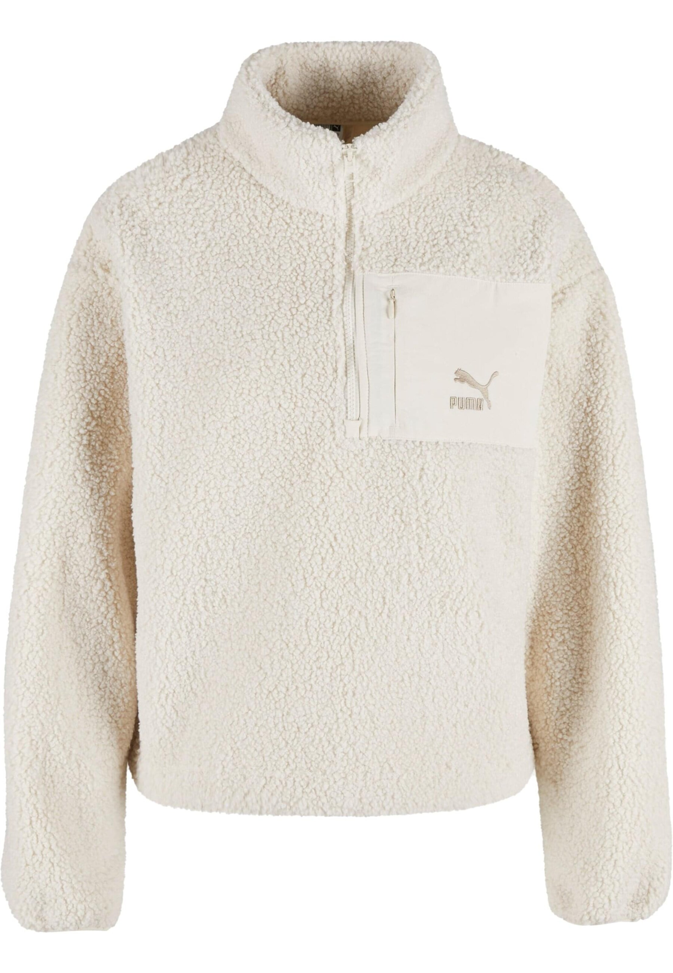 PUMA Sweatshirt 'Classics' in White: front